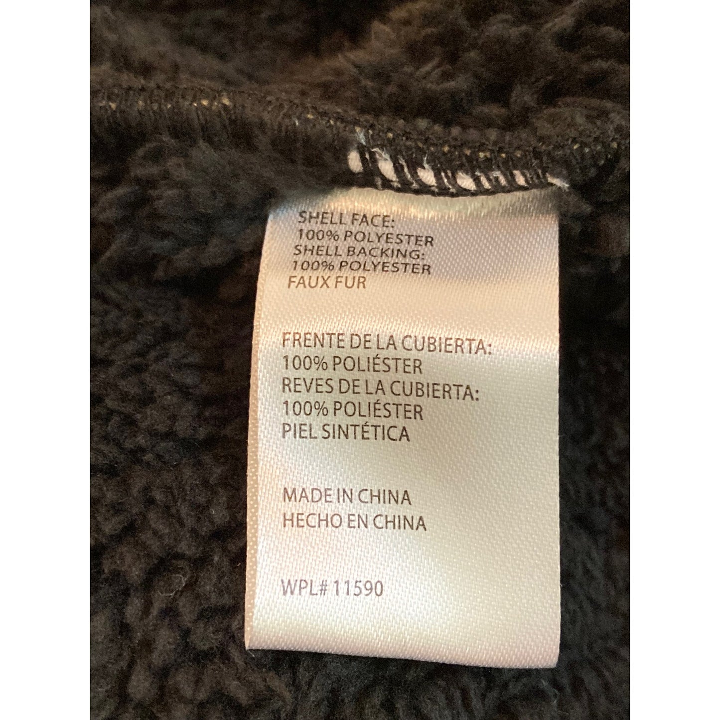 Weatherproof Mens Faux Fur-Lined Zip Jacket Sz Large Dusty Olive NWT
