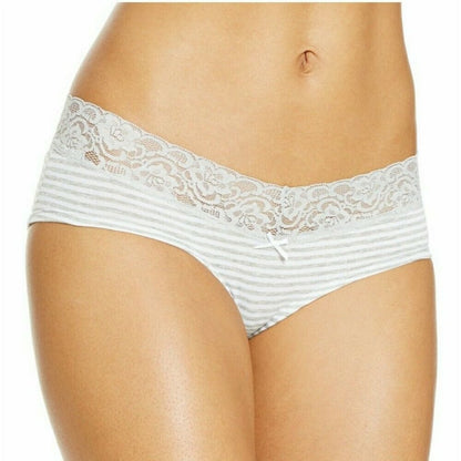 NWT Jenni Cotton Wide Lace Sissy Hipster Underwear Size XSmall