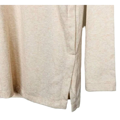 Max Studio Women's Split Neck Pullover XL/Extra Large Blush Pink NEW Long Sleeve