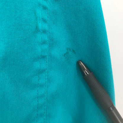 Towne Vintage London Fog Long Sleeve Zip Front Coat Jacket Blue 1980's