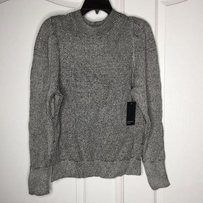 Free Press Pullover Sweater Plaited Long Sleeve Sweater Mock Neck Black Size XL