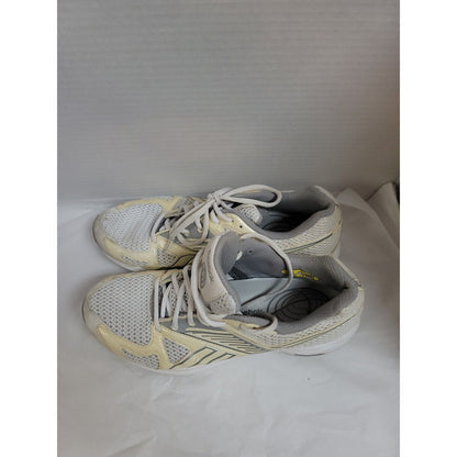 Reebok Womens Athletic Sneakers FLU 510 8.5 White Gray Off White Pre-Owned