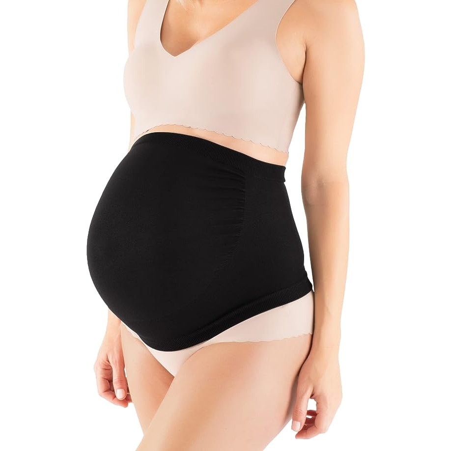 Belly Boost Pregnancy Support Wrap LARGE black NEW