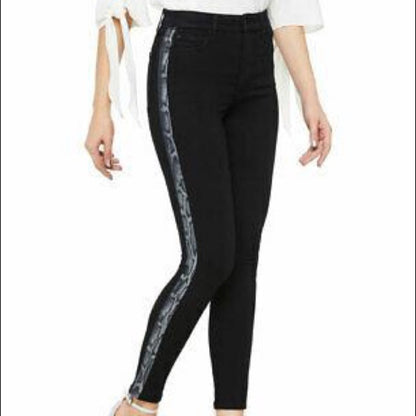 Joe’s Jeans The Charlie Skinny Cobra Black Pants 23