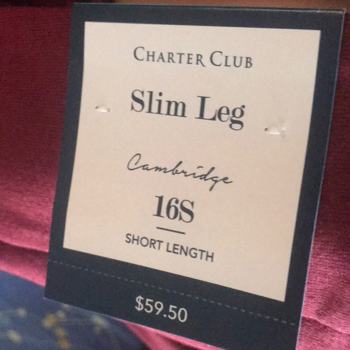 Charter Club NEW Cambridge Red Pull-On Ponte Pants
