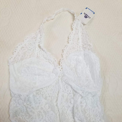 Wacoal NEW sexy XL  B.Tempt'd Ciao Bella Lace Halter Bodysuit THONG Size XLarge