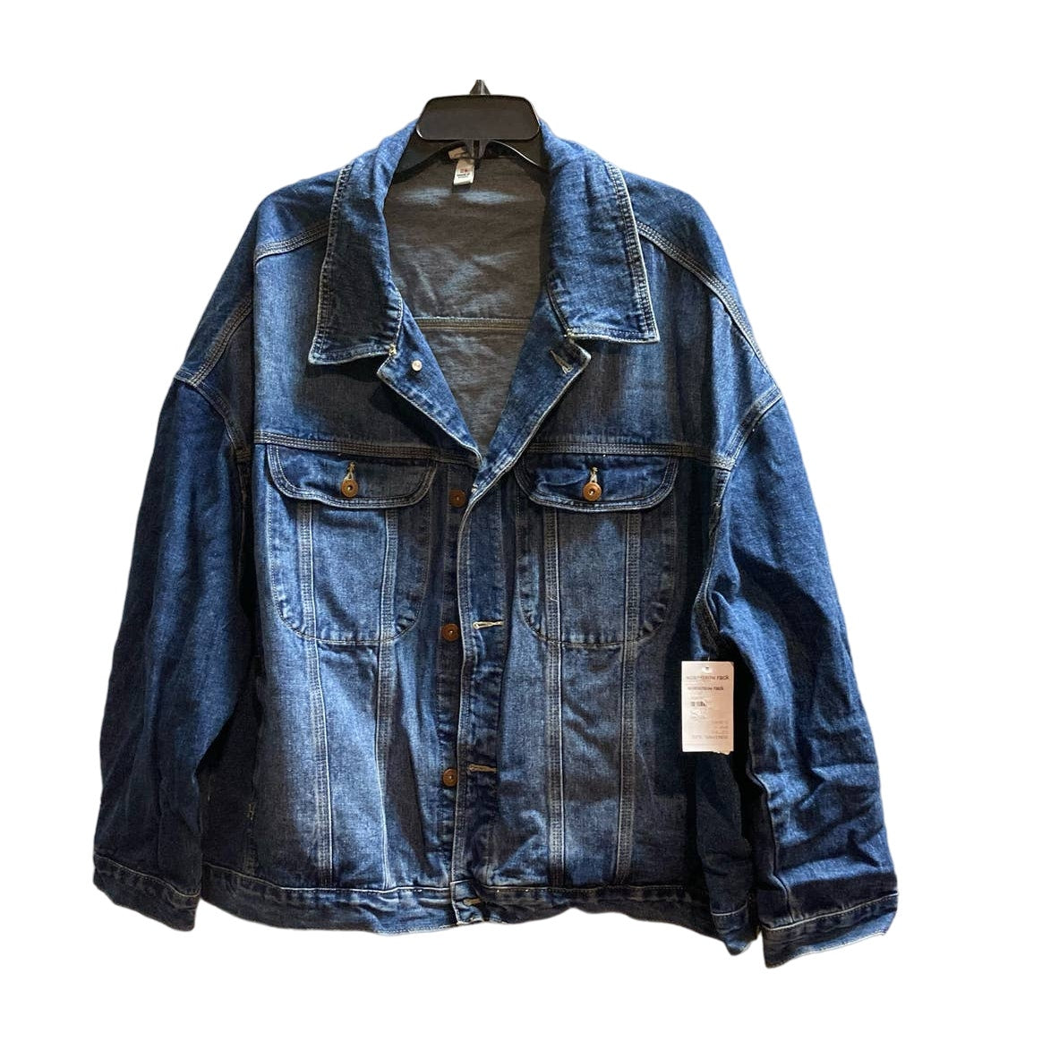 Supplies by UnionBay Men's Classic Denim Jacket 2X/XXL Moonbeam Blue NEW Relaxed