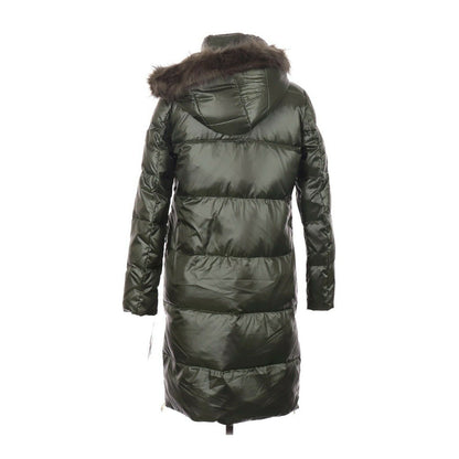 Lauren by Ralph Lauren Fur & Shearling Parka Hooded Puffer Coat Long Sleeve S