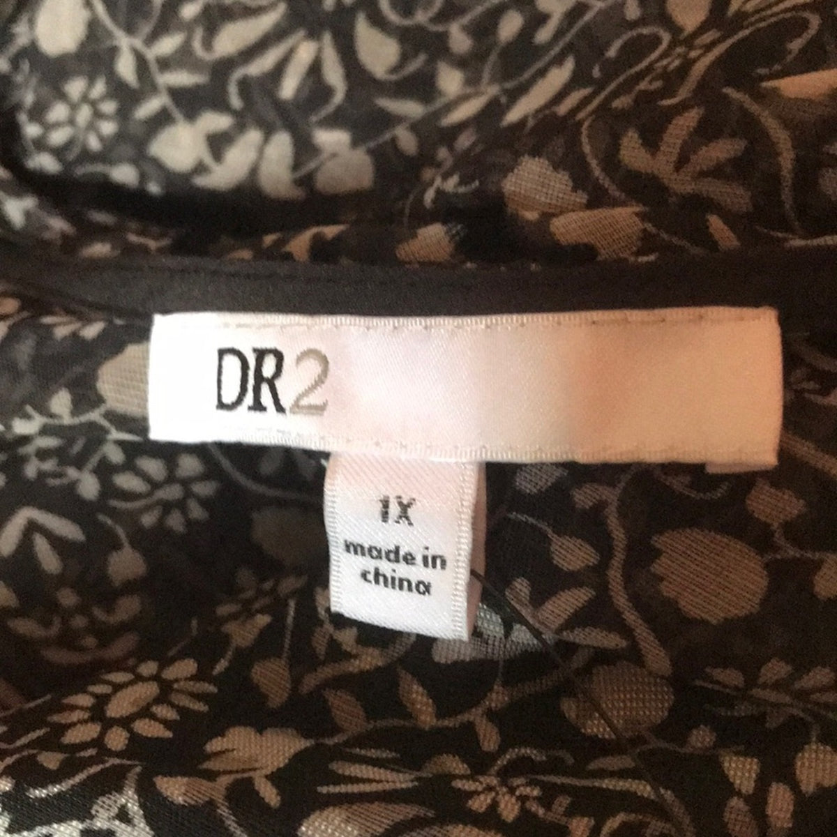 DR2 NEW Black Sheer Velvet Open Kimono Size 1X duster coverup Sheer lace