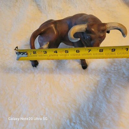 Bull vintage porcelain steer Ceramic Livestock Collectible