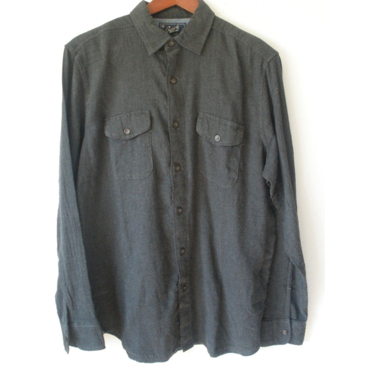 Grayers Men's Brigadoon Heather lightweight 100% Cotton Charcoal Size Medium