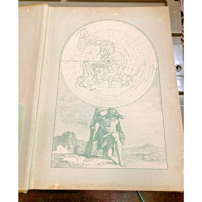 Hammond's Ambassador World Atlas Vintage - Copyright 1957 Green Cloth Hardcover