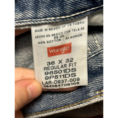 Wrangler Regular Fit Jean Size 36" x 32" well worn