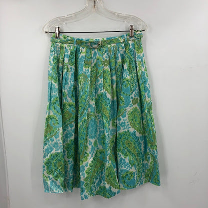 VTG lady manhattan set Small/Medium 1950 Silky Polyester Skirt Long Sleeve Shirt