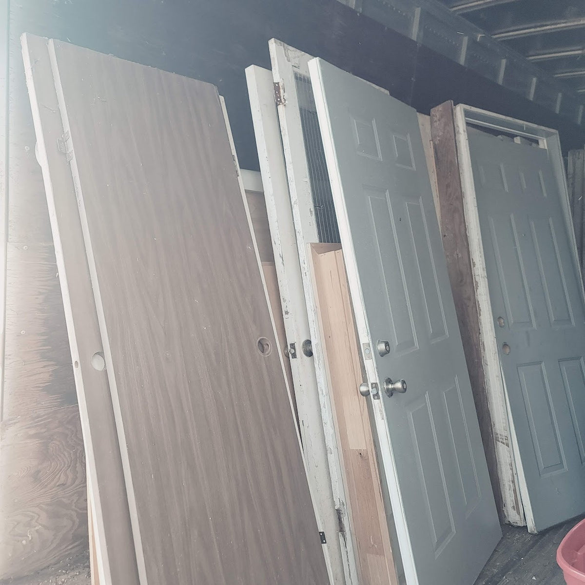 Architectural Salvage Doors and Windows. Many Sizes to dig thru. Come by