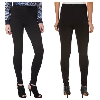 Two by Vince Camuto Back Seam Leggings Size PXXS/Petite 2XS in Dark Grey NWT