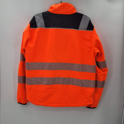 Portwest Large Orange Neon Safety Jacket coat Hi Visiblitity