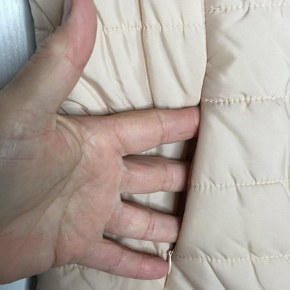 Cambridge Dry Goods Lightweight Quilted Puffer Vest Sleeveless Medium Rose Gold