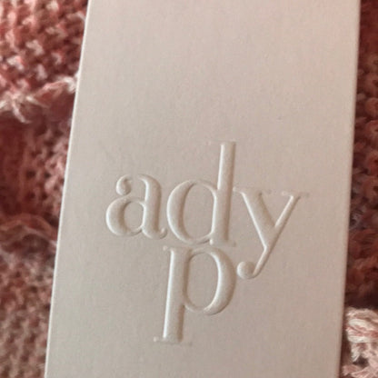 Ady P Marled Dolman Sleeve Rose Pink Sweater Size Large
