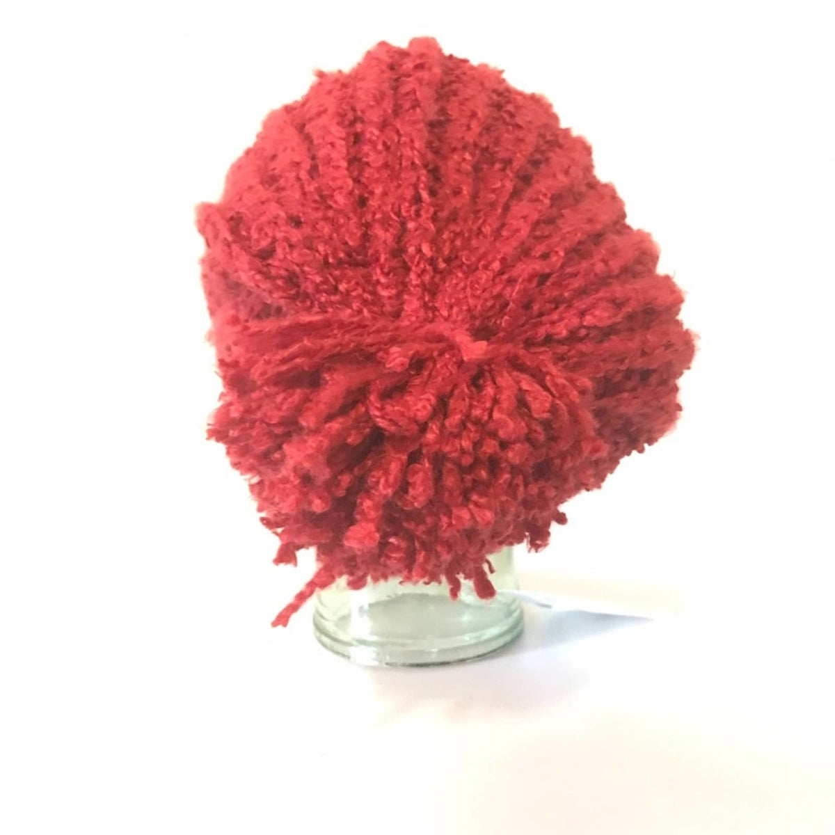 Marcus Adler Red Knit Pom Pom Winter Beanie NEW