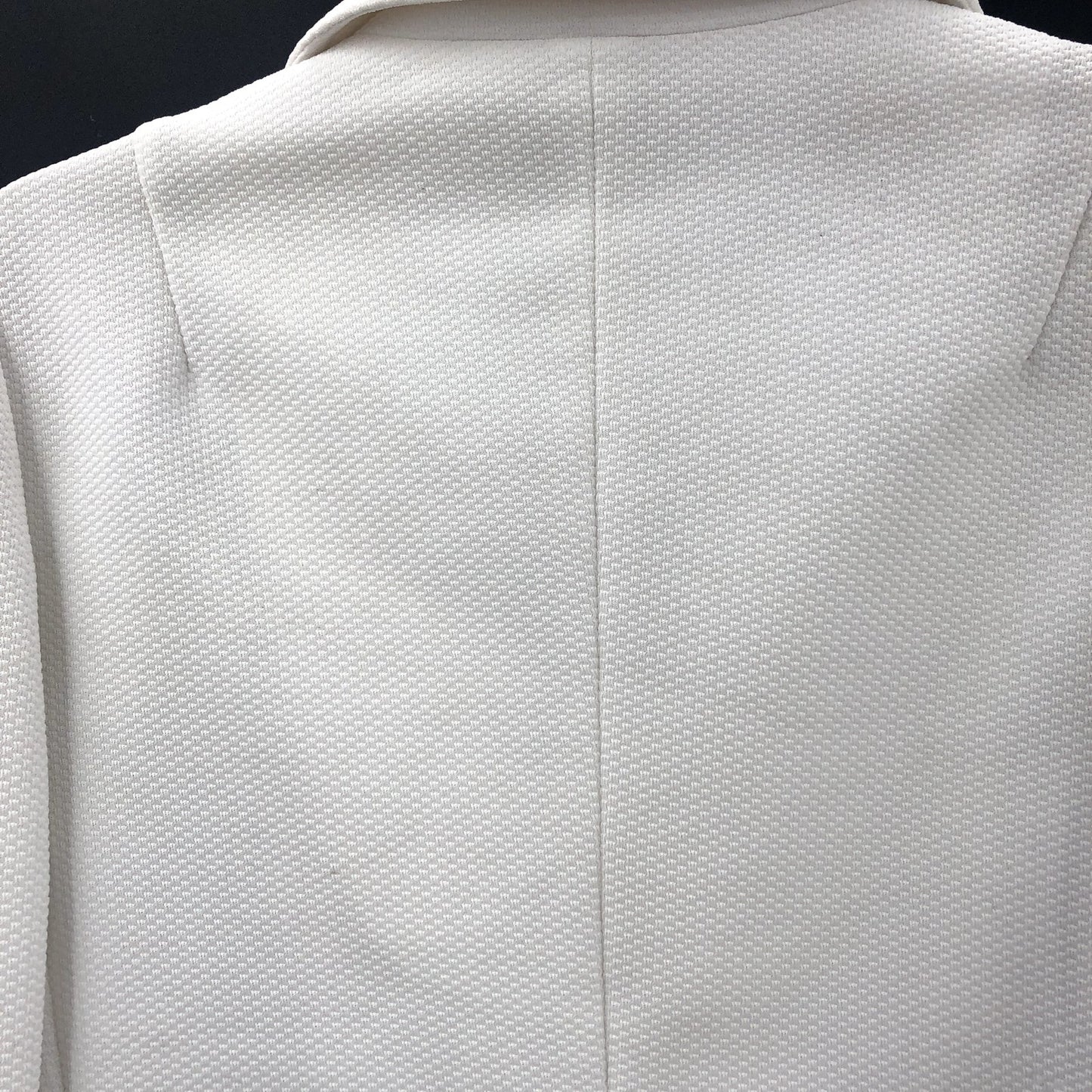 Act III Vintage White Polyester 3Piece Suit Pants Jacket Vest Combo Med/Large