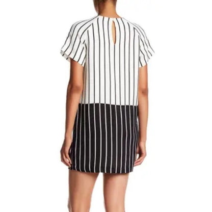 Ali & Jay Blocked Stripe Mini Shift Dress Medium