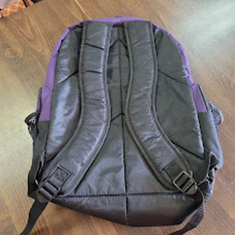 Eastsport Unisex Campus Tech Backpack Purple NEW Black Zipper Travel Packable