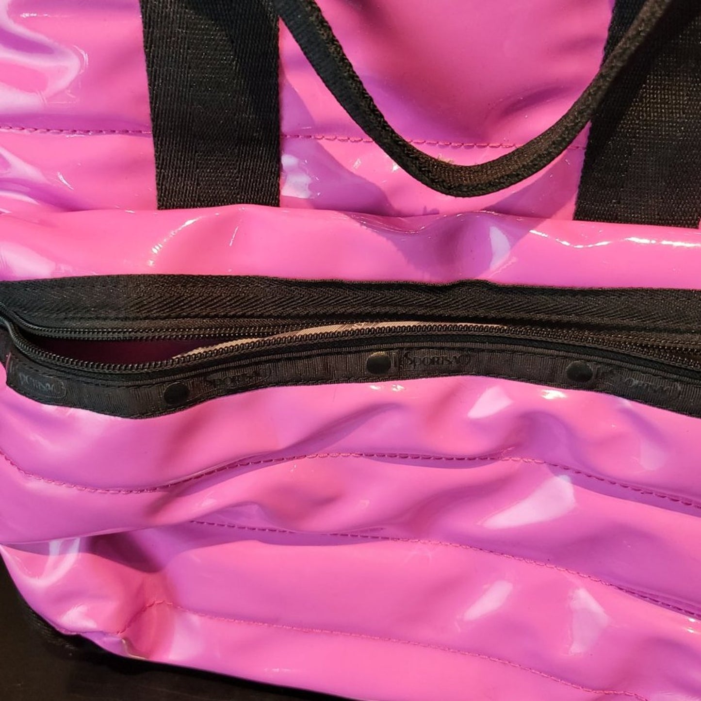 LeSportsac Gabrielle Micro Ripstop Nylon Backpack top handle PINK school work