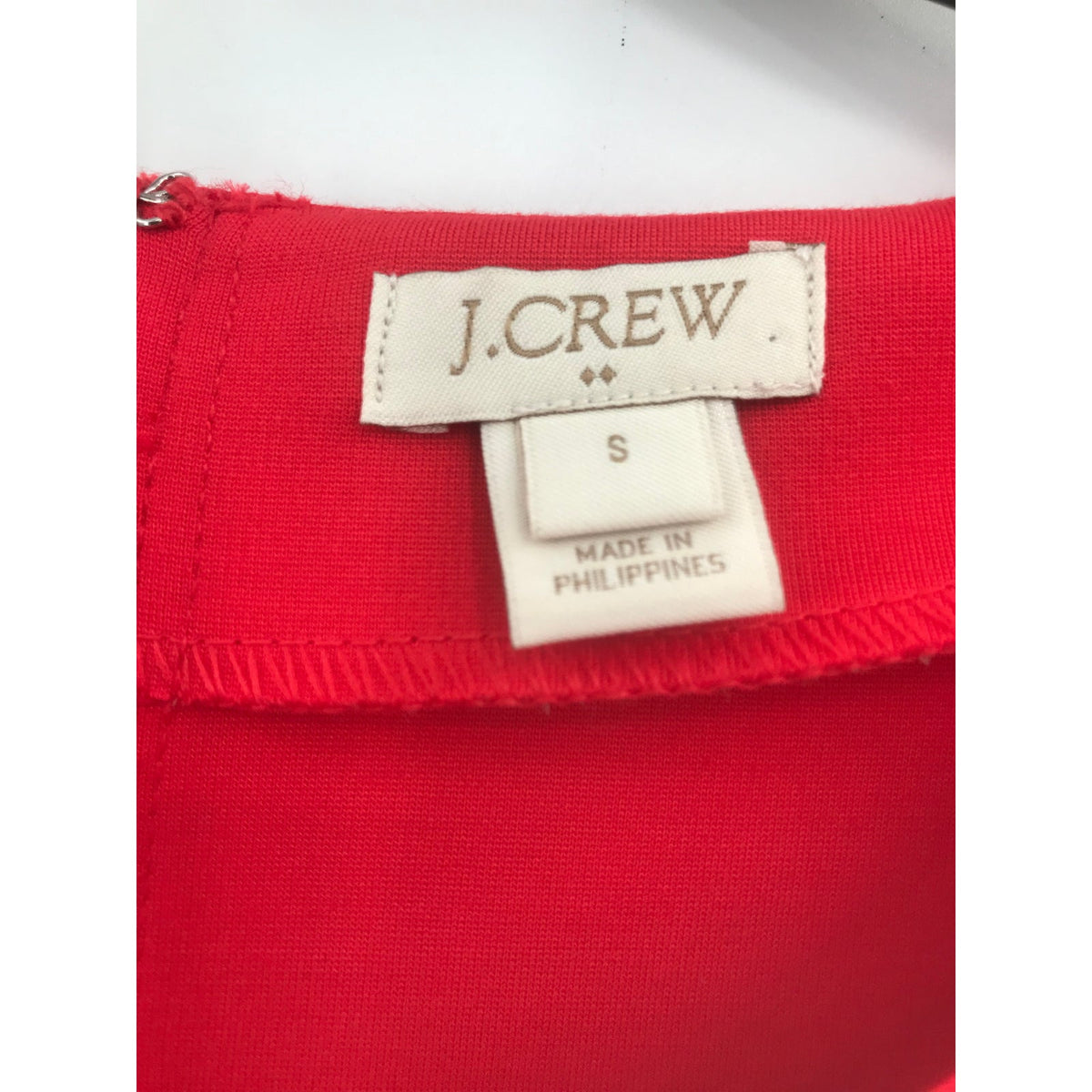 J. Crew Well Made Heavy Ponte Knit Dress Long Sleeves Red Small Modesty