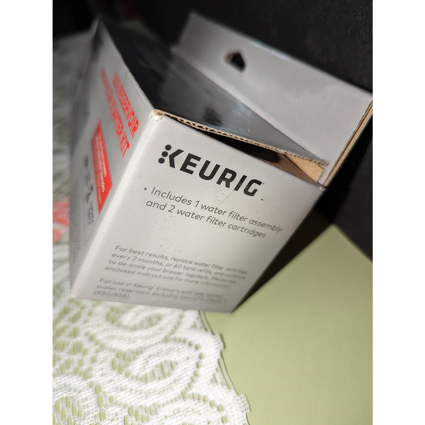 Keurig Side Reservoir starter kit water filter assembly 2 water filter cartridge