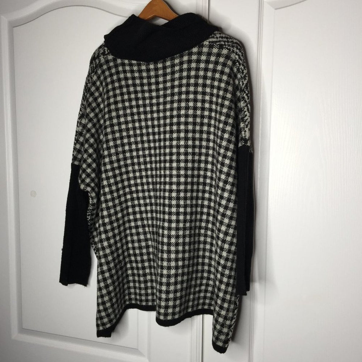 Joseph A Cowl Neck Knit Sweater Long Drop Shoulder