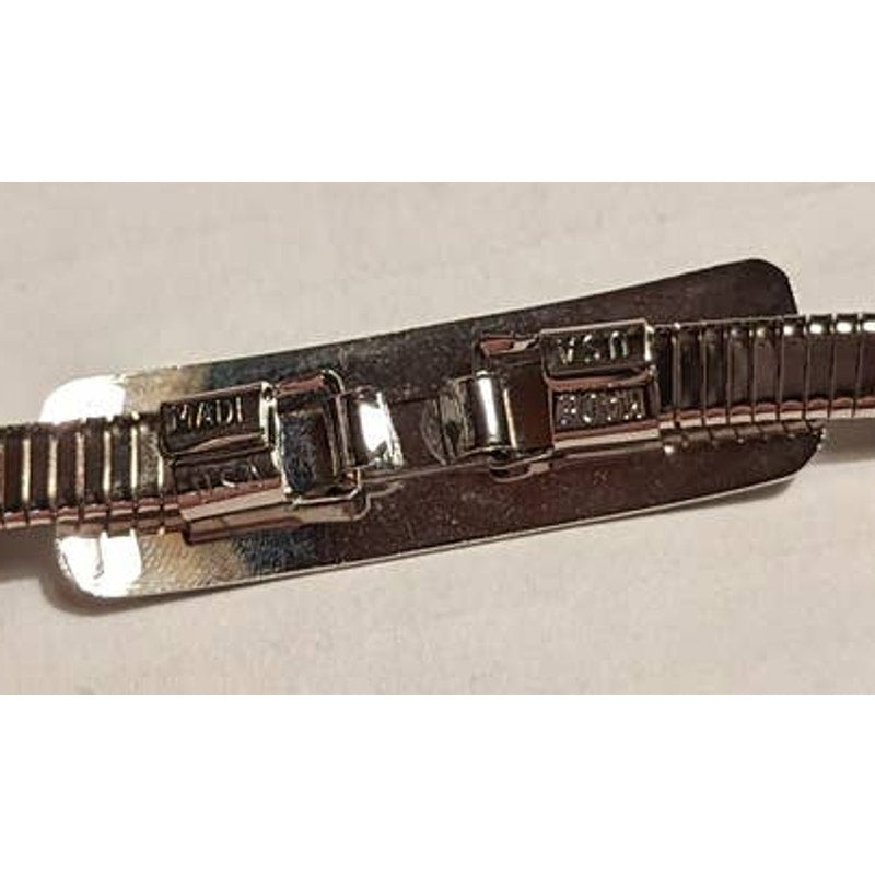 Vintage Stretchy Silver Tone Metal Belt 34" Max Stretch Women's Accessory Sm/Med