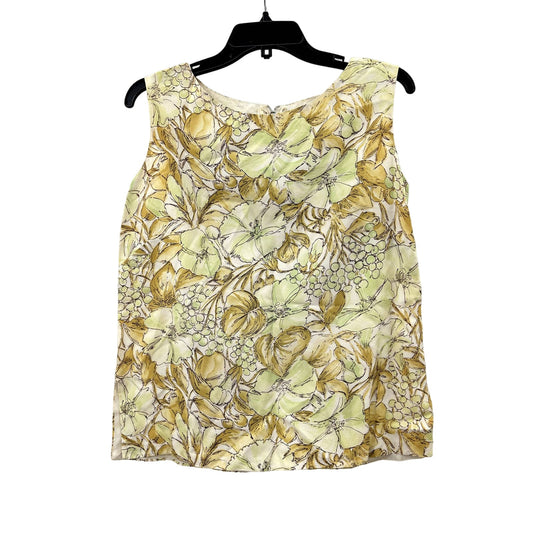 Vintage Summer Floral Lightweight Blouse Round Neck Top