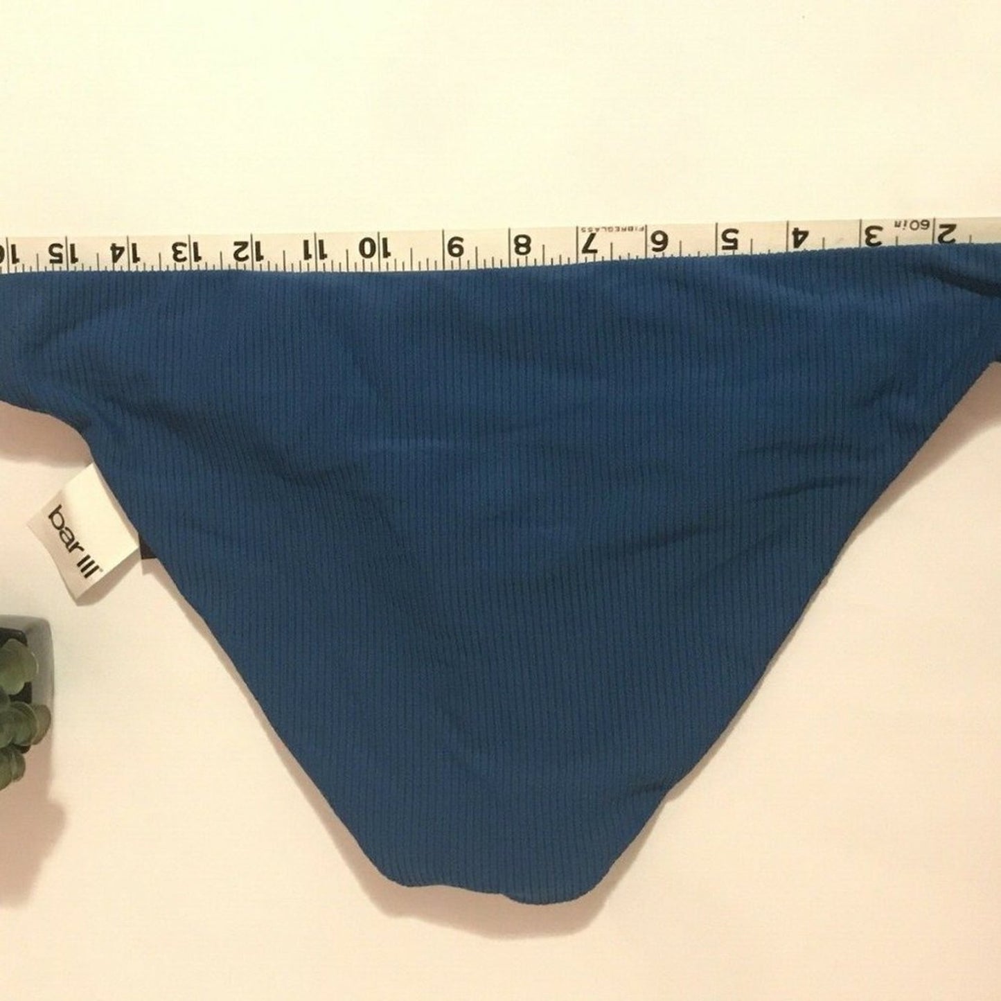 Bar lll Like It Or Knot Ribbed Swim Bikini Bottoms Size XLarge