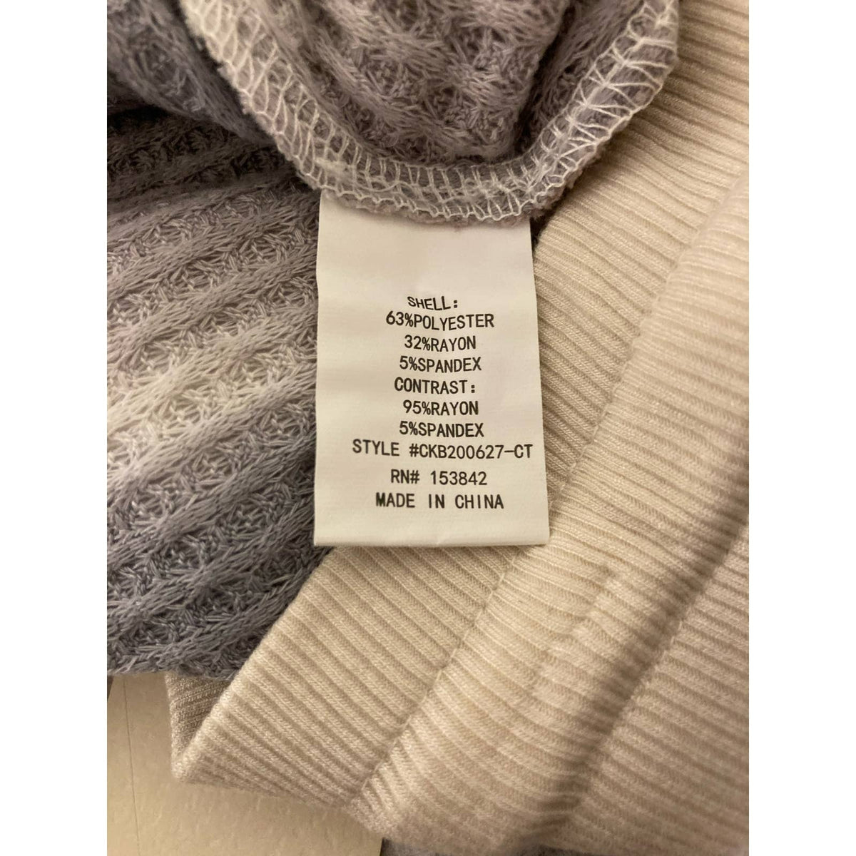 Melloday Women Brushed Waffle Tie Dye Jogger Pants Medium Grey Combo NWT Pockets