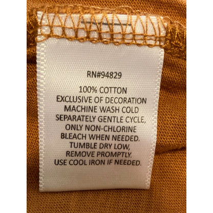 Derek Heart Juniors Babydoll Tiered Pullover Top Sz Medium Glazed Ginger NWT