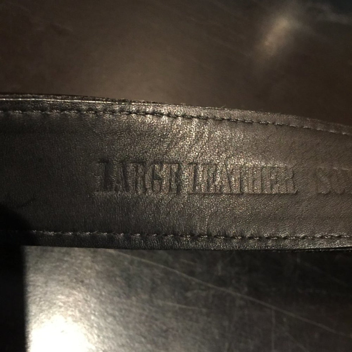 Sonoma California Leather RANGER Belt Silver Buckle Dbl Strap Length Size 38