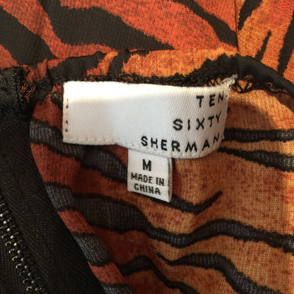 Ten Sixty Sherman Spaghetti Strap Camisole Square Neck Tiger Print Medium NEW
