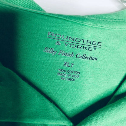 Lot Of 3 Shirts Linea Uomo, Roundtree & Yorke Polo Golf Green White Orange XLT