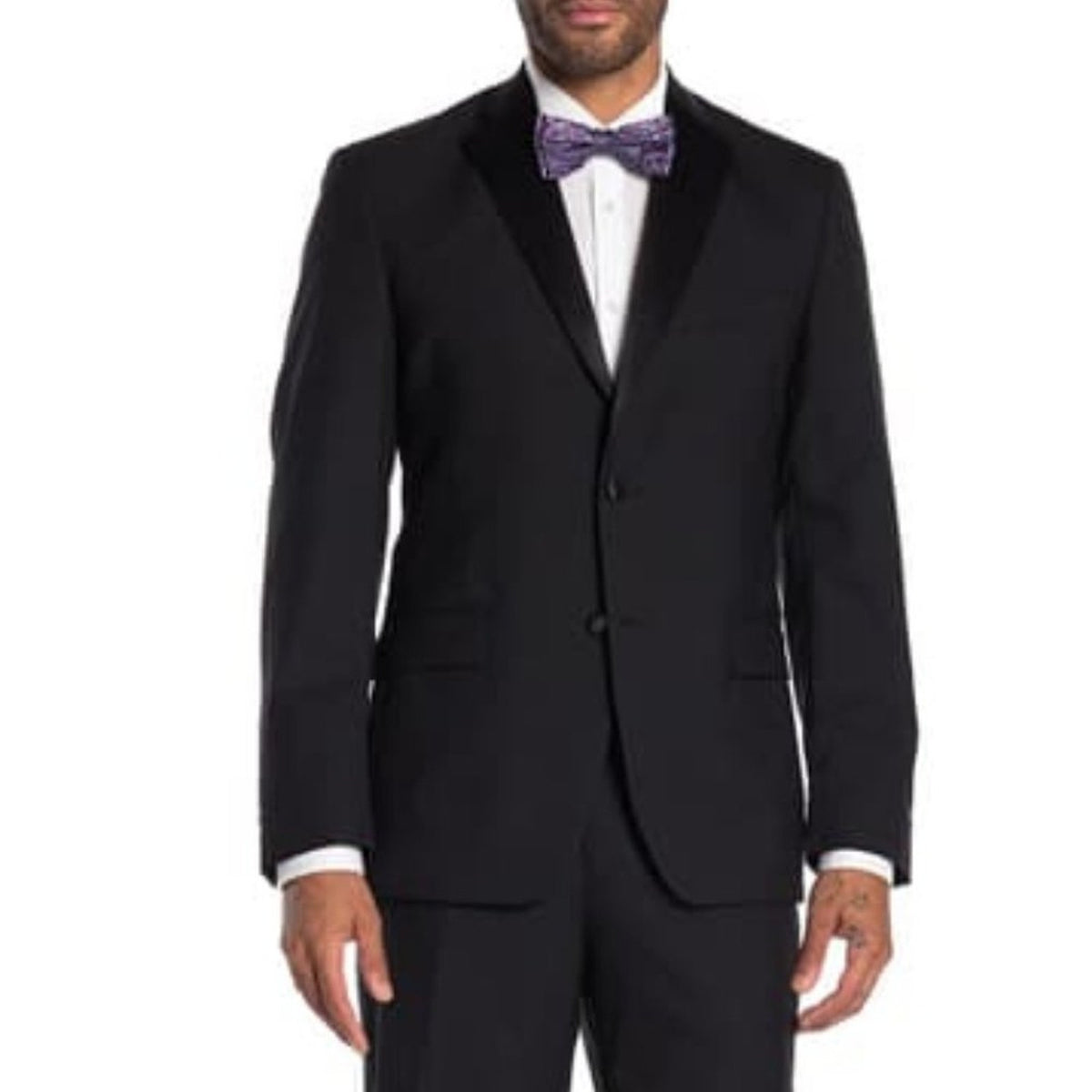 JB Britches 40S Logan Two Button Tuxedo Jacket Coat Only black satin collar NEW