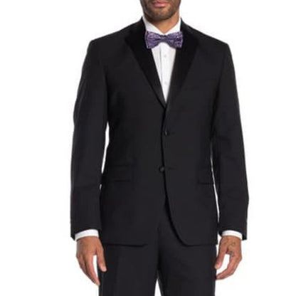 JB Britches 40S Logan Two Button Tuxedo Jacket Coat Only black satin collar NEW