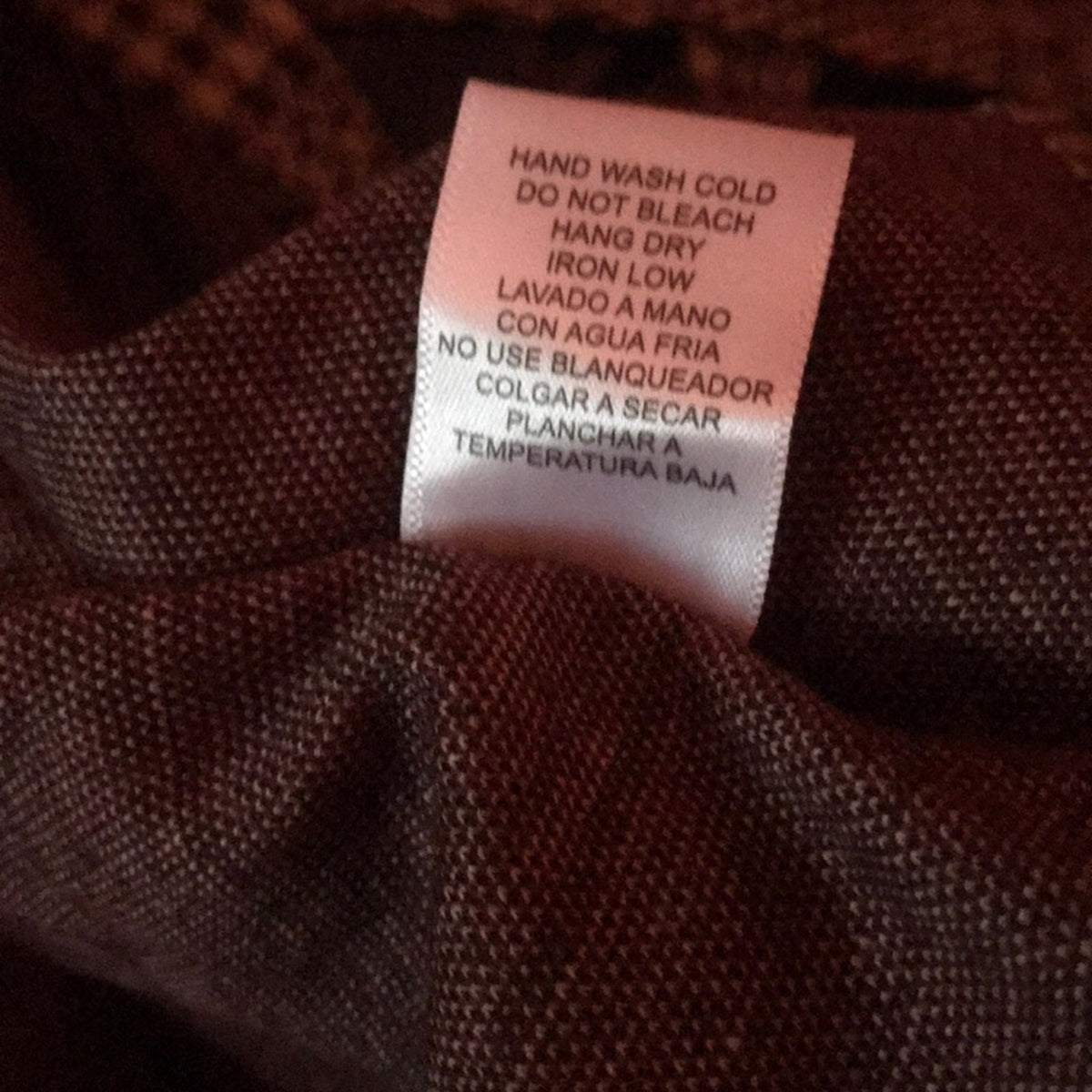 Love Tree Lightweight Papillon Brown Plaid Wrap Trench Coat Size Medium Jacket