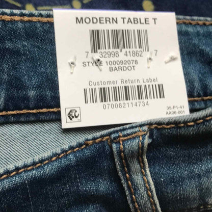 Style & Co Skinny Leg Bardot Denim Jeans size 8 NEW Blue