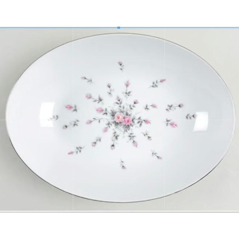 SET of 6 Harmony House Rosebud Fruit Dessert Sauce Shallow Bowl Replacements