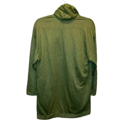 Max Studio Lightweight Open Front Hooded Cardigan Size Small in Sage Green NWT