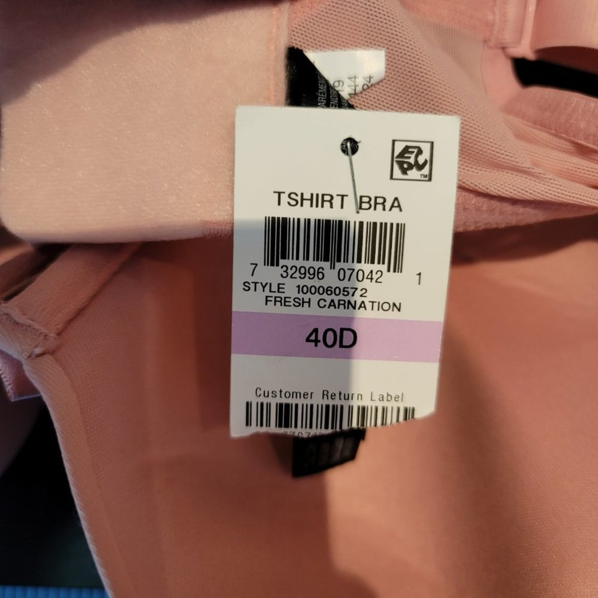 International Concepts T-Shirt Bra Fresh Carnation 40 D