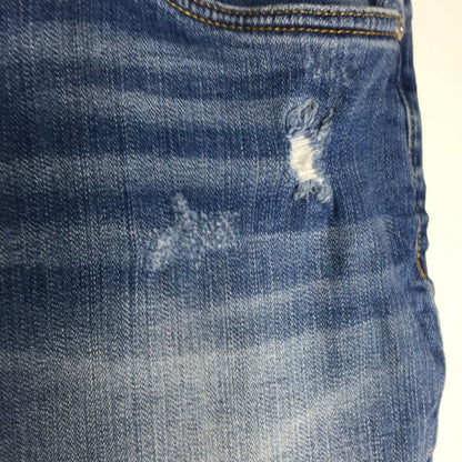 Maurices Denim Raw hem Jeans Skinny Legs Distressed Stretch Blue Size 31