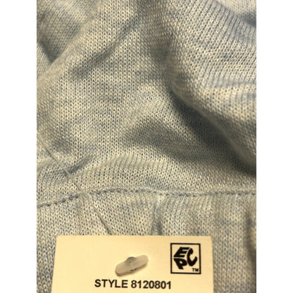 1.STATE NWT Pale Blue Heather Cozy Knit Joggers Drawstring Pants Size Large