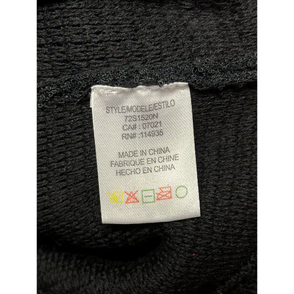 RDI NWT Black Textured Cozy Mock Neck Pullover Sweater Knit Size XS