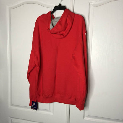 Champion 2XL Red Kangaroo pouch Athletic Wear Pullover Hoodie Sweatshirt NEW